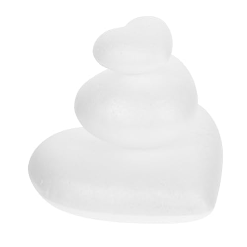 Gadpiparty 3stücke Teiliges Herz-schaumstoffe Für DIY-projekte Sicherheitsschaum Material Für Hochzeitsdekorationen Bastelmaterial Für Kreative Geschenke Und Verzierungen von Gadpiparty