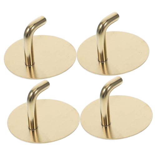 Gadpiparty 4 STÜCKE Selbstklebende Handtuchhaken für Badezimmer Robuste Wandhaken ohne Bohren für Handtücher Mäntel und Hohe Belastbarkeit Elegant und Funktional Gadpiparty 4 STÜCKE Selbstklebende Handtuchhaken für Badezimmer Robuste Wandhaken ohne Bohren für Handtücher Mäntel und Hohe Belastbarkeit Elegant und Funktional von Gadpiparty
