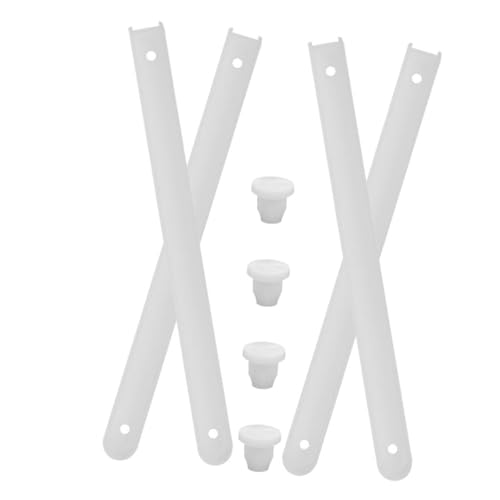 Gadpiparty 4 Sätze Kunststoff Schubladenschienen Schrankführung Küche Unterbau Möbel Gleitschienen Langlebig Stabil Einfache Montage von Gadpiparty