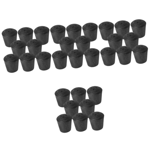 Gadpiparty 4 Sätze Stuhlfußabdeckung Gummis Kissen Pads Auto Beine Stuhlhussen Stuhlbeinabdeckungen Zum Schutz Von Böden Tischbeinschutz Leiterfußpolster Möbelbeinabdeckung Black 8 Stück * 4 von Gadpiparty