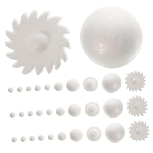 Gadpiparty Selbstgemacht Solar System Modell Kit 4 Satz Blanko Kunstornament für 3-10cm Lernspielzeug von Gadpiparty