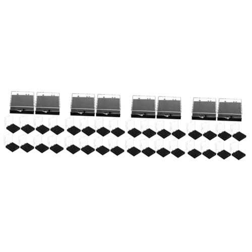 Gadpiparty 4 Sätze Vitrine Container Schmuck Abzeichenanzeigekoffer Abzeichenhalter Abzeichen-Organizer Geschenkbox Abzeichen Fall Anstecknadeletui Schwamm Black 10 Stück * 4 Gadpiparty 4 Sätze Vitrine Container Schmuck Abzeichenanzeigekoffer Abzeichenhalter Abzeichen-Organizer Geschenkbox Abzeichen Fall Anstecknadeletui Schwamm Black 10 Stück * 4 von Gadpiparty