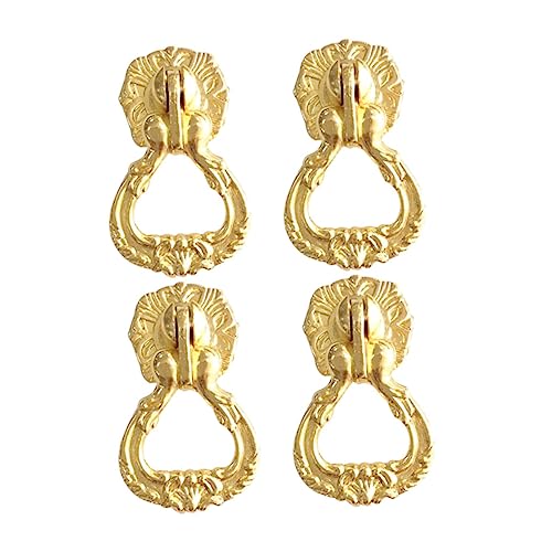 Gadpiparty 4 Stück Antike Zinklegierung Möbelgriffe Elegante Schrank und Schubladengriffe für Küchenschränke Kleiderschränke und Kommoden Gold Installieren und Langlebig Gadpiparty 4 Stück Antike Zinklegierung Möbelgriffe Elegante Schrank und Schubladengriffe für Küchenschränke Kleiderschränke und Kommoden Gold Installieren und Langlebig von Gadpiparty