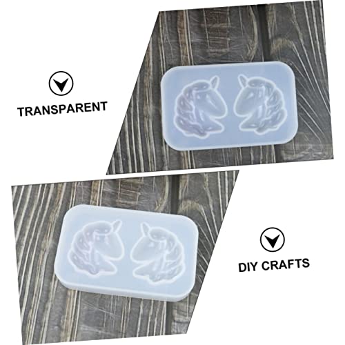 Gadpiparty 4 Stück Einhorn Silikonform DIY Epoxidharz Gießform für Desktop Deko Basteln Umweltfreundlich Wiederverwendbar Leicht zu Reinigen für Kreative Handarbeiten von Gadpiparty