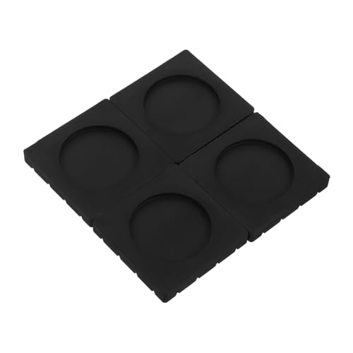 Gadpiparty 4 Stück Heavy Duty Anti vibrationspads für Waschmaschine Gummi Füße Rutschfest Quadratisch Vibrationsdämpfer für Stabile Leise Trockner und Waschmaschinen von Gadpiparty