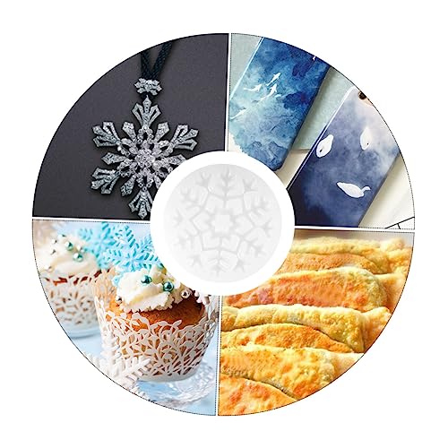 Gadpiparty 4 Stück Kristall-Epoxy-Form Schneeflockenfondant Macher für mit Eisformen Schneeflockenform selber machen Weihnachts -Silikonform Schmuckform Epoxidform selber machen Kieselgel Gadpiparty 4 Stück Kristall-Epoxy-Form Schneeflockenfondant Macher für mit Eisformen Schneeflockenform selber machen Weihnachts -Silikonform Schmuckform Epoxidform selber machen Kieselgel von Gadpiparty