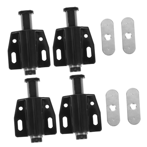 Gadpiparty 4 Stück Magnetischer Push To Open Türverschluss Teilig Starker Möbelmagnet für Schranktüren Küchen und Badezimmerschränke Einfache Bedienung Sicherer Halt Modernes Design von Gadpiparty