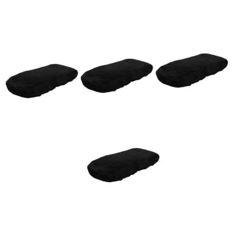 Gadpiparty 4 Stück Memory Foam Handkissen Arm Computerstuhlkissen Unterlage Pads Ellbogenruhe Ellbogenkissen Für Stühle Office Chair Accessoires Ellenbogenstütze Für Bürostuhl Stoff Schwarz von Gadpiparty