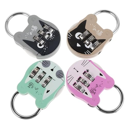 Gadpiparty 4 Stück Kleiner Vorhängeschloss mit Multifunktionales Schließfachschloss Metall Verschleißfest für Schließfächer Koffer Schubladen Taschen Wohnaccessoire Gadpiparty 4 Stück Kleiner Vorhängeschloss mit Multifunktionales Schließfachschloss Metall Verschleißfest für Schließfächer Koffer Schubladen Taschen Wohnaccessoire von Gadpiparty
