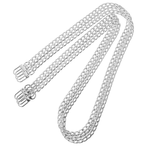 Gadpiparty 4 Stück Teiliges Flache Handtaschenkette aus Hochwertigem Eisen Langlebiger Ersatz Schulterriemen für Damen Vielseitige DIY Umhängekette zur Stiländerung und Verlängerung von von Gadpiparty
