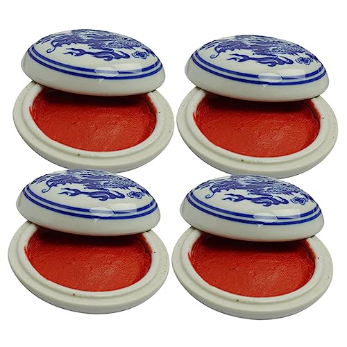 Gadpiparty 4stücke Stempelkissen Im Chinesischen Stil Tragbares Kalligrafie-stempelkissen Für DIY-kunstprojekte Mit Siegelbox Und Leuchtender Tinte Geeignet Für Karten Gadpiparty 4stücke Stempelkissen Im Chinesischen Stil Tragbares Kalligrafie-stempelkissen Für DIY-kunstprojekte Mit Siegelbox Und Leuchtender Tinte Geeignet Für Karten von Gadpiparty