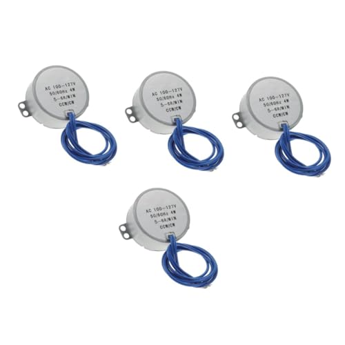 Gadpiparty 4 Stück Teiliges Kleiner Langsamlaufender Synchronmotor Ac mit Cw Ccw Drehrichtung Energiesparend Leise Kompakt für Elektromotor Anwendungen und Weihnachtspyramiden Gadpiparty 4 Stück Teiliges Kleiner Langsamlaufender Synchronmotor Ac mit Cw Ccw Drehrichtung Energiesparend Leise Kompakt für Elektromotor Anwendungen und Weihnachtspyramiden von Gadpiparty