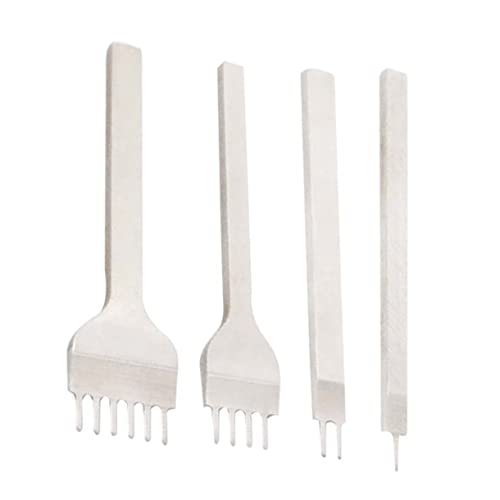Gadpiparty 4 Stück Teiliges Lederlocher Werkzeug Set Diy Prong Punch Kit Meißeln für Lederhandwerk Rutschfeste Griffe und Hohe Härte für Bastelprojekte Gadpiparty 4 Stück Teiliges Lederlocher Werkzeug Set Diy Prong Punch Kit Meißeln für Lederhandwerk Rutschfeste Griffe und Hohe Härte für Bastelprojekte von Gadpiparty