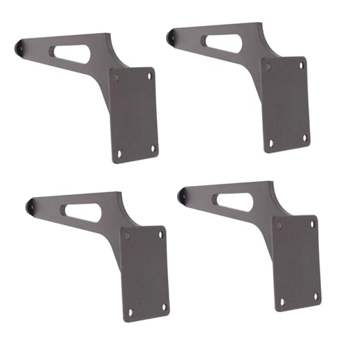 Gadpiparty 4 Stück Teiliges Metall Möbelbeine Seitenmontage für Sofa Tv-Schrank Couchstütze Wohnzimmertisch Füße Robust Modern Kompatibel von Gadpiparty