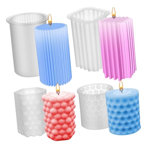 Gadpiparty 4 Stück Teiliges Silikon Kerzenformen Zylinderförmig Flexibel Sicher DIY Kerzenherstellung Zubehör für Anfänger und Duftkerzen Bastelprojekte Geschenkidee Gadpiparty 4 Stück Teiliges Silikon Kerzenformen Zylinderförmig Flexibel Sicher DIY Kerzenherstellung Zubehör für Anfänger und Duftkerzen Bastelprojekte Geschenkidee von Gadpiparty