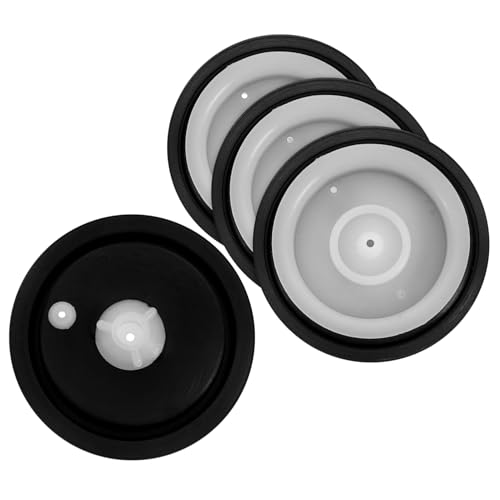 Gadpiparty 4 Stück Teiliges Solenoid Ventil Membran für Wasserzulaufsysteme Einfache Installation Austausch für Waschmaschinen und Sanitärreparaturen Durchmesser Hochwertige Abdichtung von Gadpiparty