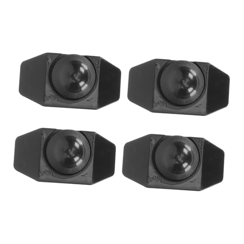 Gadpiparty 4 Stück Teiliges Tischlampen Steuermodul aus Langlebigem Einfache Installation Stufenlose Helligkeitsregelung Schwarzer Schalter für Schreibtischlampen Zuverlässiges von Gadpiparty