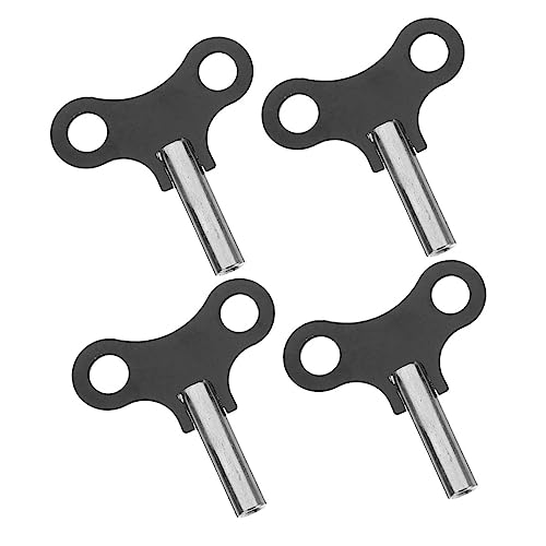 Gadpiparty 4 Stück Teiliges Uhrenaufzugsschlüssel aus Robustem Metall Langlebig und Kratzfest Geeignet für Wand und Standuhren Präzise Verarbeitung für Professionelle und Private von Gadpiparty