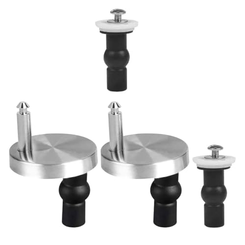 Gadpiparty 4 Stück Toilettensitz Befestigungsset Teilig Scharniere für Wc Sitz Installieren Langlebige Toilet Seat Fixings für Austausch Beschädigter Teile Gadpiparty 4 Stück Toilettensitz Befestigungsset Teilig Scharniere für Wc Sitz Installieren Langlebige Toilet Seat Fixings für Austausch Beschädigter Teile von Gadpiparty