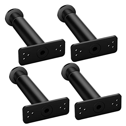 Gadpiparty 4 Stück Verstellbare Bettbeine Möbelstützfüße für Bettrahmen Höhenverstellbare Unterstützung Stabilitätsbeine für Bettgestelle Sofa und Möbel Robust und Langlebig von Gadpiparty