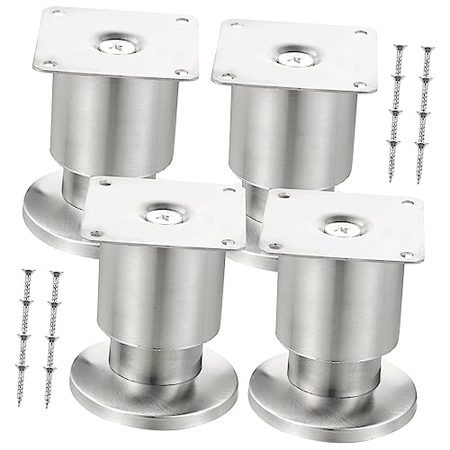 Gadpiparty 4 Stück Verstellbare Möbelfüße Teiliges Robuste Metallbeine für Sofa Schrank und Couchtisch Einfache Montage Langlebig und rutschfest Modernes Design Gadpiparty 4 Stück Verstellbare Möbelfüße Teiliges Robuste Metallbeine für Sofa Schrank und Couchtisch Einfache Montage Langlebig und rutschfest Modernes Design von Gadpiparty