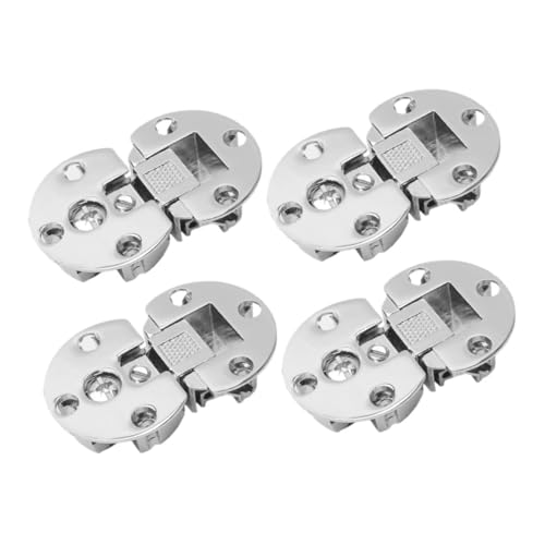 Gadpiparty 4 Stück Verstellbares Scharnier für Schranktüren Verstecktes Klappbar Platzsparend Kompatibel mit Verschiedenen Türdicken für Küchen Möbelanwendungen Gadpiparty 4 Stück Verstellbares Scharnier für Schranktüren Verstecktes Klappbar Platzsparend Kompatibel mit Verschiedenen Türdicken für Küchen Möbelanwendungen von Gadpiparty