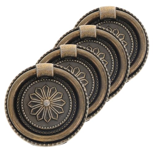 Gadpiparty 4 Stück Vintage Möbelgriff Retro Style Schubladengriff für Möbel Küchenschränke Kommoden Langlebig und Praktisch für Wohnzimmer Schlafzimmer und von Gadpiparty