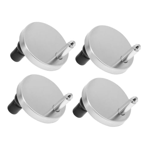 Gadpiparty 4 Toilettensitz Befestigungsschrauben Wc Sitz Scharnier Ersatzteile mit Schnellverschluss Kompatibel für Standard und Smart Toiletten Einfache Montage und Stabile Fixierung von Gadpiparty