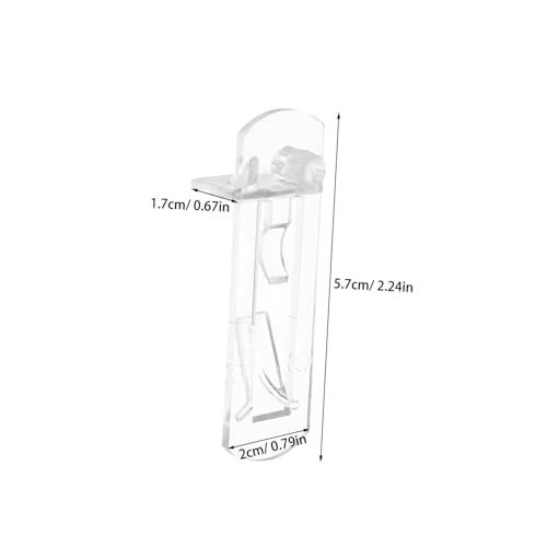 Gadpiparty 40 Stück Teiliges Transparentes Kunststoff Regalstützpins Langlebige Regalhalter mit Verriegelungsfunktion Einsetzbar für Bücherregale Schränke Holzregale Einfache Montage Gadpiparty 40 Stück Teiliges Transparentes Kunststoff Regalstützpins Langlebige Regalhalter mit Verriegelungsfunktion Einsetzbar für Bücherregale Schränke Holzregale Einfache Montage von Gadpiparty