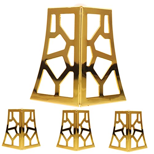 Gadpiparty 4Stücke Möbelbeine Hohl Design mit Gummisohlen Möbelstütze für Sofa Tisch und Stühle Stabil Leicht zu Reinigen und Installieren Gadpiparty 4Stücke Möbelbeine Hohl Design mit Gummisohlen Möbelstütze für Sofa Tisch und Stühle Stabil Leicht zu Reinigen und Installieren von Gadpiparty