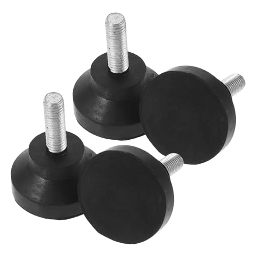 Gadpiparty 4Stücke Nivellierfüße Verstellbare Gummipuffer mit Gewindedesign Robuste Maschinenbeine für Hohe Stabilität zur Geräusch und Vibrationsreduzierung Gadpiparty 4Stücke Nivellierfüße Verstellbare Gummipuffer mit Gewindedesign Robuste Maschinenbeine für Hohe Stabilität zur Geräusch und Vibrationsreduzierung von Gadpiparty