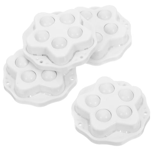 Gadpiparty 4stücke Selbstklebende Mini-lenkrollen Für Möbel Aufbewahrungsboxen Mülleimer Glatte Robuste Bohrfrei Für Empfindliche Böden von Gadpiparty