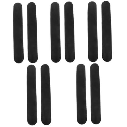 Gadpiparty 5 Paare rutschfeste Handläufe Ergonomisch Unterstützung Stuhl Armlehne Teil Armlehnenkissen Für Pads Stuhlarmschutz Ersatz Gepolstert Zubehör Armkissen Stoff Schwarz von Gadpiparty