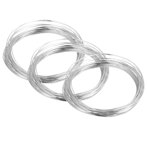 Gadpiparty 5 Rollen DIY Aluminiumdraht Silber pro Rolle Flexibler Basteldraht für Schmuckherstellung Kunsthandwerk Bonsai Dekoration für Ketten Armbänder und Mehr Gadpiparty 5 Rollen DIY Aluminiumdraht Silber pro Rolle Flexibler Basteldraht für Schmuckherstellung Kunsthandwerk Bonsai Dekoration für Ketten Armbänder und Mehr von Gadpiparty