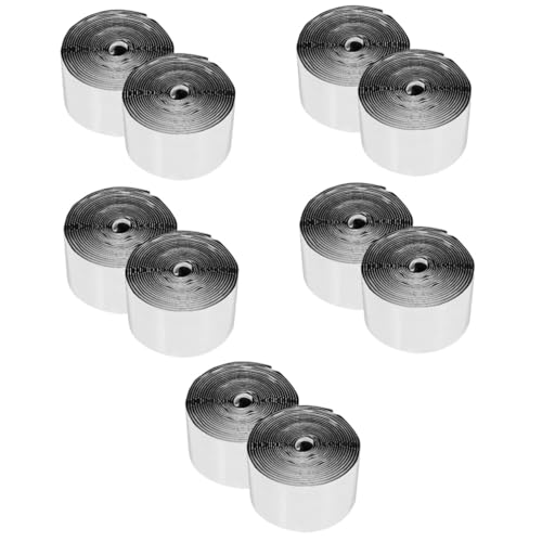Gadpiparty 5 Sätze Anti-rutsch- Klebestreifen Klebeband Selbstklebend Teppichband Haken Eckteppichgreifer Teppichaufkleber Für Teppiche PVC Black 2 Rollen * 5 von Gadpiparty