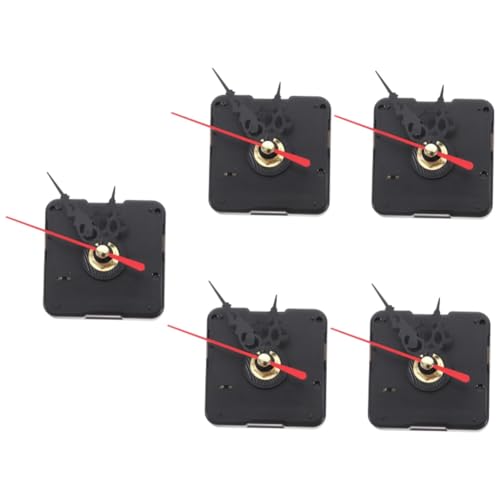 Gadpiparty 5 Sätze Bewegung Uhr-kit Ersatzmechanismus Wanduhren Für Wohnkultur Uhrzeiger Wandmechanismus Pendel Wanduhr Glockenspiel Leise Wanduhr Digitale Wanduhr Teil Küchenuhr Plastik von Gadpiparty
