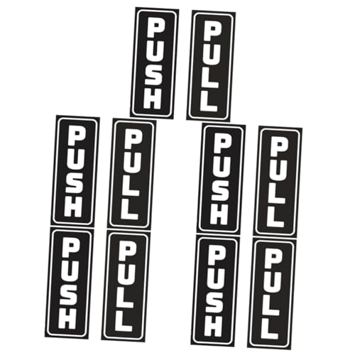 Gadpiparty 5 Sätze Pull Push Tür Aufkleber Selbstklebende für Glatte Oberflächen für Geschäfte Restaurants und Hotels Gadpiparty 5 Sätze Pull Push Tür Aufkleber Selbstklebende für Glatte Oberflächen für Geschäfte Restaurants und Hotels von Gadpiparty