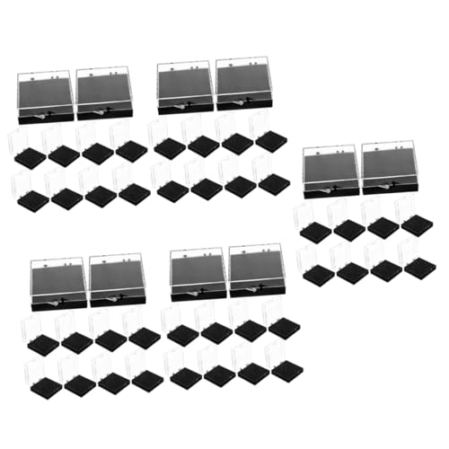 Gadpiparty 5 Sätze Vitrine Container Schmuck Abzeichenanzeigekoffer Abzeichen-Organizer Geschenkbox Abzeichenhalter Revers-Organizer Abzeichen Fall Schwamm Black 10 Stück * 5 Gadpiparty 5 Sätze Vitrine Container Schmuck Abzeichenanzeigekoffer Abzeichen-Organizer Geschenkbox Abzeichenhalter Revers-Organizer Abzeichen Fall Schwamm Black 10 Stück * 5 von Gadpiparty