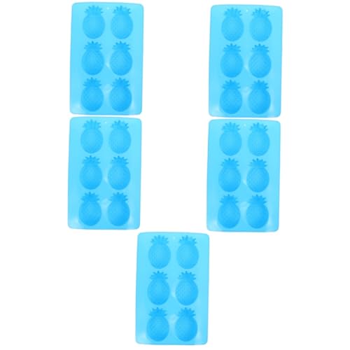 Gadpiparty 5 Stck. Silikonform für Diy Seife Ananasform Fach Seifenform Flexibel Glatte Oberfläche Einfach zu Reinigen für Handgemachte Seifen Kerzen Kuchen und Jelly Gadpiparty 5 Stck. Silikonform für Diy Seife Ananasform Fach Seifenform Flexibel Glatte Oberfläche Einfach zu Reinigen für Handgemachte Seifen Kerzen Kuchen und Jelly von Gadpiparty