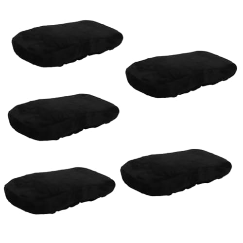 Gadpiparty 5 Stück Memory Foam Handkissen Arm Gaming-Stuhl Unterlage Computerstuhlkissen Gaming-stühle Ergonomischer Stuhlkissen Ellenbogenstütze Für Bürostuhl Black Stoff von Gadpiparty