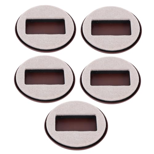 Gadpiparty 5 Stück Möbel Filzgleiter mit Rutschfester Rutsch Beschichtung Schutz für Holz Fliesen und Teppichböden Geräuschdämpfend für Bürostühle und Tische Geeignet von Gadpiparty