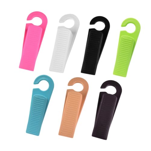 Gadpiparty 5 Stück PVC Türstopper mit Haken Türkeilschutz Rutschfest Weicher Klemmschutz für Haustiere Schutz vor Fingerquetschungen Teppich Holz Fliesen und Beton Zufällige Zufällige Farbe von Gadpiparty