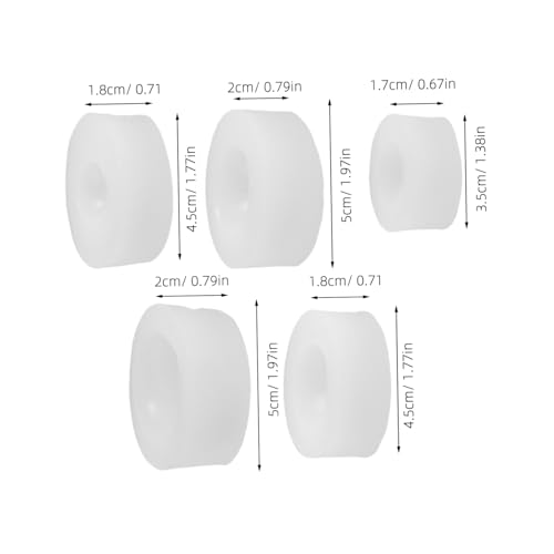 Gadpiparty 5stücke Silikon-gesichtsform Für Schokoladen-Fondant Bastel-silikongefäße Zum Kuchen-verzieren Epoxidharzformen Für Menschliche Gesichtsformen Puppenkopfformen Aus Silikon von Gadpiparty
