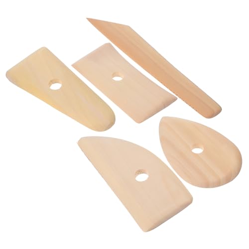 Gadpiparty 5 Stück Teiliges Töpferwerkzeug Set aus Holz für Modellierarbeiten Ergonomische Werkzeuge Schnitzen Formen und Glätten von Polymer für Kreative Bastelprojekte Gadpiparty 5 Stück Teiliges Töpferwerkzeug Set aus Holz für Modellierarbeiten Ergonomische Werkzeuge Schnitzen Formen und Glätten von Polymer für Kreative Bastelprojekte von Gadpiparty