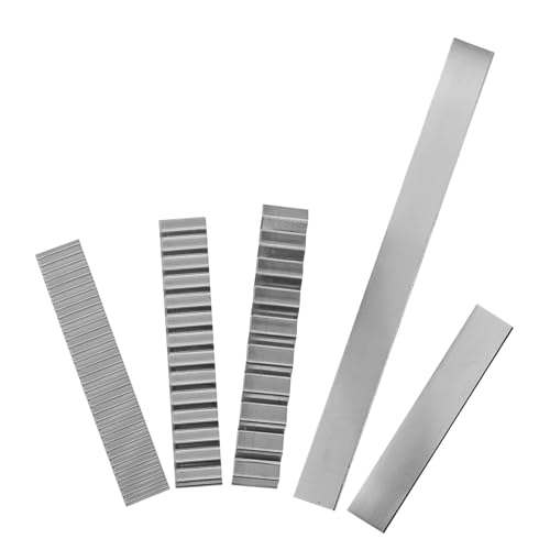 Gadpiparty 5 Stück Tonwellenmesser Modelliermasse Werkzeug Zur Herstellung Von Töpferausgießern Tonwerkzeuge Formen Lufttrockener Ton Polymer Rostfreier Stahl Silver von Gadpiparty