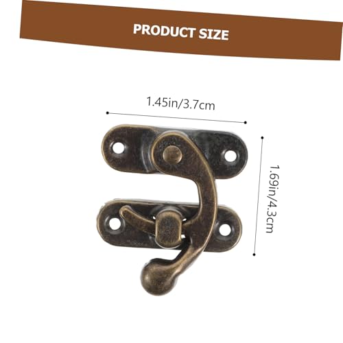 Gadpiparty 50 Paare Antike Stil Eisen Kistenschlösser Mittelgroße Box Haspe Latch für Schmuckkästen Robuste Holzbox Verschlüsse Aus Hochwertigem Eisen Mit Hoher Verschleißfestigkeit Gadpiparty 50 Paare Antike Stil Eisen Kistenschlösser Mittelgroße Box Haspe Latch für Schmuckkästen Robuste Holzbox Verschlüsse Aus Hochwertigem Eisen Mit Hoher Verschleißfestigkeit von Gadpiparty