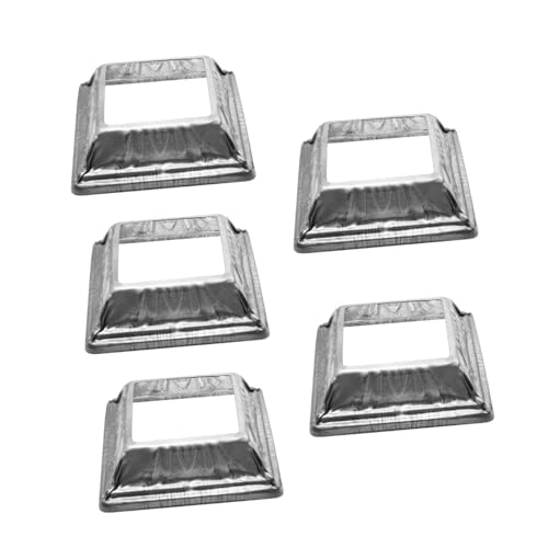 Gadpiparty 50 Stück Eisen Railing Säulenbasis Trim Halterung Post Sockel Rohr Robuste und Langlebige Basis für Treppengeländer und Zäune Installieren Gadpiparty 50 Stück Eisen Railing Säulenbasis Trim Halterung Post Sockel Rohr Robuste und Langlebige Basis für Treppengeländer und Zäune Installieren von Gadpiparty