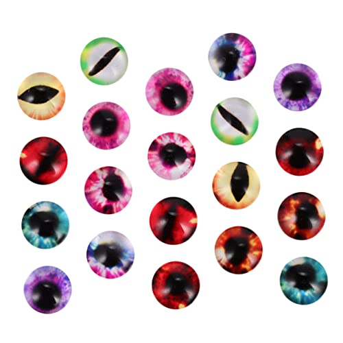 Gadpiparty 50stücke Runde Glasaugen Künstliche Augen Für Puppenherstellung Glas-edelstein-Patches DIY-puppenmaterialien Schmuckherstellungs-Patches von Gadpiparty