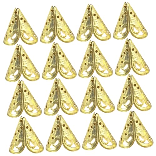 Gadpiparty 50Stücke Metall Blumenkappen im Perlenkappen für DIY Schmuckherstellung Filigranes Design für Bastelprojekte von Gadpiparty