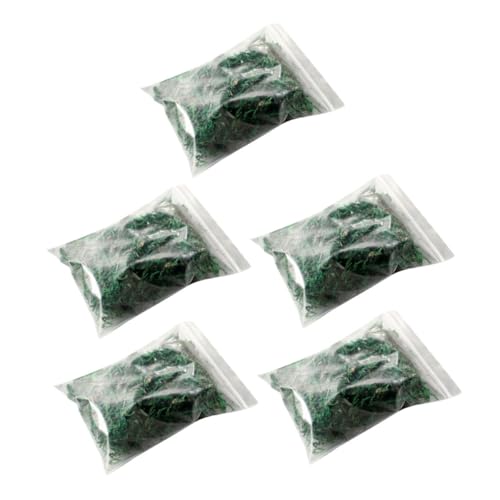Gadpiparty 5 Packungen Künstliche Moos Deko für Bonsai und Blumentöpfe Realistisches Pflanzenimitat für Mikro Dekorationszubehör von Gadpiparty